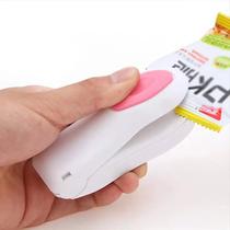 Mini Seladora Manual Plástico Portátil Lacra Pilha Cortador - Novo Seculo