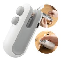Mini Seladora Portatil Abre e Lacra Embalagens Vacuo USB