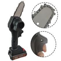 Mini Serra Eletrica Portatil Motossera 600w Corta Rapido 24v