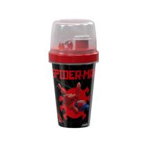 Mini Shakeira 320 Ml Homem-Aranha Com Tampa 1077 Plasútil