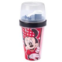 Mini Shakeira de Plástico 320 ml Minnie Vermelha - Plasútil