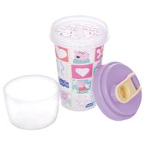 Mini Shakeira de Plástico Decoração Peppa Pig Festa 320ML Mini Shakeira de Plástico Decoração Peppa Pig Festa 320ML