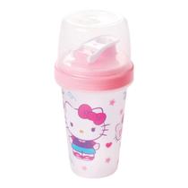 Mini Shakeira Infantil Copo c/ Tampa Hello Kitty 320ml - Plasútil Mini Shakeira Infantil Copo c/ Tampa Hello Kitty 320ml - Plasútil