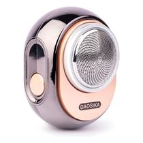 Mini Shaver Barbeador Elétrico Portátil Recarregável Aparador Preto