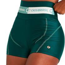 Mini Short Caju Barsil Atletika Com Elastico Verde Mini Short Caju Barsil Atletika Com Elastico Verde