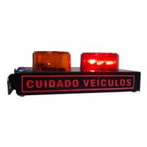 Mini Sinalizador Saída de Garagem com Buzzer Cuidado Veículos - DNI 6970