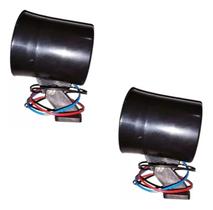 Mini Sirene Marcha Ré 12v 2 Tons 120db Caminhão Vans - 2 Pçs