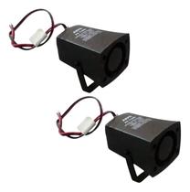 Mini Sirene Ré Pipi 12v 1 Tom 120db À Prova Dágua - 2 Pçs