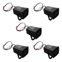 Mini Sirene Ré Pipi 12v 1 Tom 120db À Prova Dágua - 5 Pçs