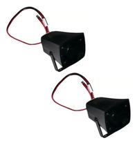 Mini Sirene Ré Pipi 12v 24v 1 Tom 120db À Prova D'água - 2pç