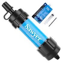 Mini sistema de filtragem de água Sawyer Products + repelente de insetos de permetrina para roupas, equipamentos e tendas, repelente de insetos premium de 24 onças com 20% de picaridina, spray de bomba, 4 onças