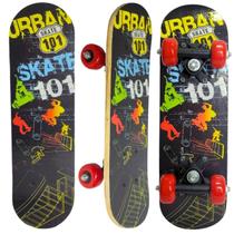 Mini Skate Madeira Infantil Completo Montado Até 30 Kg