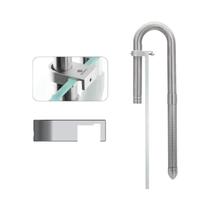 Mini Skimmer De Aço Inoxidável Com Tubos De Entrada E Saída Para Aquários, Tanques De Peixes E