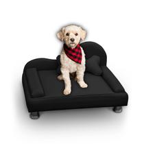 Mini Sofá Cama Divã Pet Cães e Gatos Orgânico Confortável e Reforçado material sintético