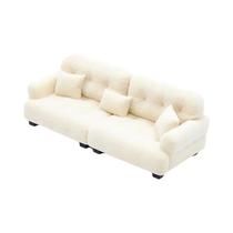 Mini Sofá De Pelúcia Para Casa De Bonecas, Decoração De Sala De Estar, Brinquedos De Faz De Conta