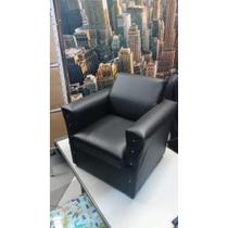 Mini Sofa Infantil de Crianças Poltrona Sofazinho Estampa Preta