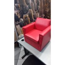 Mini Sofá Infantil De Crianças Poltrona Sofazinho Vermelho