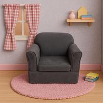 Mini Sofá Infantil Poltrona Cadeira Tecido Veludo Para Crianças Bz