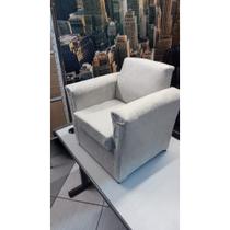 Mini Sofa Infantil Poltrona Crianças 1 A 7 Anos Bege Suede