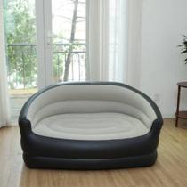 Mini Sofá Inflável 2 Lugares Confortável Resistente Leve Fácil de Inflar Guardar Ideal para Sala Quarto Camping Lazer Mini Sofá Inflável 2 Lugares Confortável Resistente Leve Fácil de Inflar Guardar Ideal para Sala Quarto Camping Lazer
