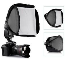 Mini Softbox Difusor Para Flash SpeedLight 23x23cm Mini Softbox - PK-EFS23 - Outras - Universal