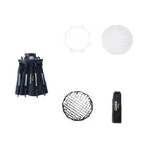 Mini Softbox Octogonal Portátil Com Grade De Favo De Mel Para Difusor De Luz Externa Colbor W60 W60R