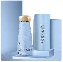 Mini Sombrinha De Alumínio Dobrável UV UPF50+ Com Proteção Solar e Proteção Ultravioleta Mini Sombrinha De Alumínio Dobrável UV UPF50+ Com Proteção Solar e Proteção Ultravioleta