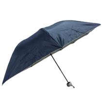 Mini Sombrinha Guarda Chuva Dupla Face Com Capa Azul Escuro Mini Sombrinha Guarda Chuva Dupla Face Com Capa Azul Escuro