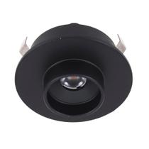 Mini Spot Antiofuscante Embutir 2W 2700K 24V Preto IP20 Gaya Mini Spot Antiofuscante Embutir 2W 2700K 24V Preto IP20 Gaya