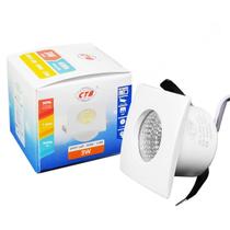 Mini Spot BLDS 3W Quadrado Branco Quente