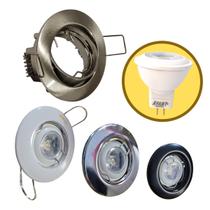 Mini spot de embutir com led 12v direcionavel varias cores