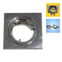 Mini Spot de Embutir Quadrado MR11 em Metal