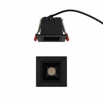 Mini Spot Embutir Quadrado Preto Focco 2w 3000k Bivolt Mini Spot Embutir Quadrado Preto Focco 2w 3000k Bivolt