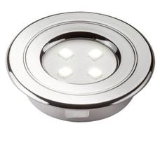 Mini Spot Led para Marcenaria Redondo Cromado 1W Luz Amarela 3000K - PIX Iluminação