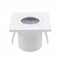 Mini Spot LED Quadrado de Embutir Woody Direcionável 2W 3.000K Bivolt Branco Gaya Mini Spot LED Quadrado de Embutir Woody Direcionável 2W 3.000K Bivolt Branco Gaya