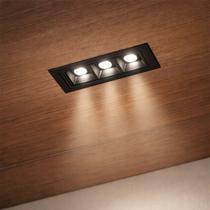 Mini Spot Led Triplo Downlight Embutir Pontual 4000k Bet89