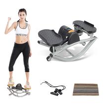 Mini Stepper Fitness JSDMBD com Monitor Digital e Faixas de Resistência Mini Stepper Fitness JSDMBD com Monitor Digital e Faixas de Resistência