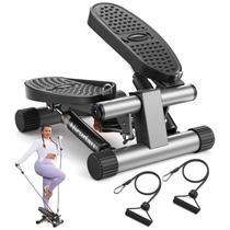 Mini stepper Niceday com faixas de resistência, capacidade de carga de 136 kg