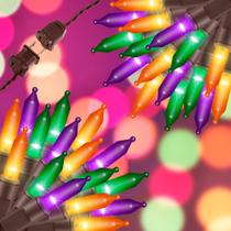 Mini String Light JUSTPRO 100LIGHTS Laranja Roxo Verde 5,98 m