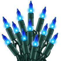Mini String Lights de Natal Dazzle Bright Blue 20m 100 LED