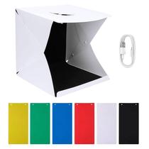 Mini Studio Fotográfico Com 6 Fundos Colorido T-Photo Box 40