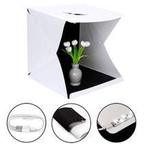 Mini Studio Fotográfico para Fotos de Produtos com 2 Fundos T-Photo 40cm