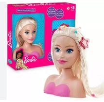 Mini Styling Head Core Busto Barbie Cabeleireira 15cm 1296 - Pupee Mini Styling Head Core Busto Barbie Cabeleireira 15cm 1296 - Pupee