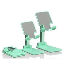 Mini Suporte De Celular Para Mesa Dobrável Verde - TOP TOTAL Mini Suporte De Celular Para Mesa Dobrável Verde - TOP TOTAL