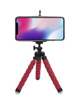 Mini Suporte Tripe De Mesa Escalavel Para Celular Gira- 360º