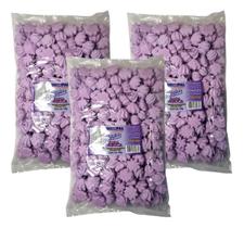 Mini Suspiros Caseiro 3 Pacotes De 140g Lilás Mini Suspiros Caseiro 3 Pacotes De 140g Lilás