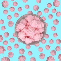 Mini Suspiros Caseiro aprox. 200 unid Rosa