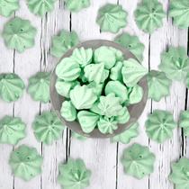 Mini Suspiros Caseiro aprox. 200 unid Verde Bebé