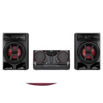 Mini SYSTEM LG Xboom CK43N Preto Bluetooth USB 220W - CK43N.ABRALLK