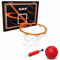 Mini Tabela Basquete Acrílico Preta 45x30cm Amortecimento + Bola Mini Tabela Basquete Acrílico Preta 45x30cm Amortecimento + Bola